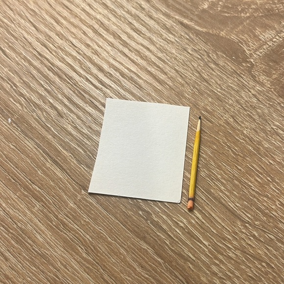 Handmade Miniature pretend pencil - Picture 4 of 6